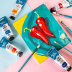 ზეთის ფუნჯების ნაკრები 5 ცალი MM Gallery Series Brush Set Oils 5pc BMHS0024 - ARTISTA
