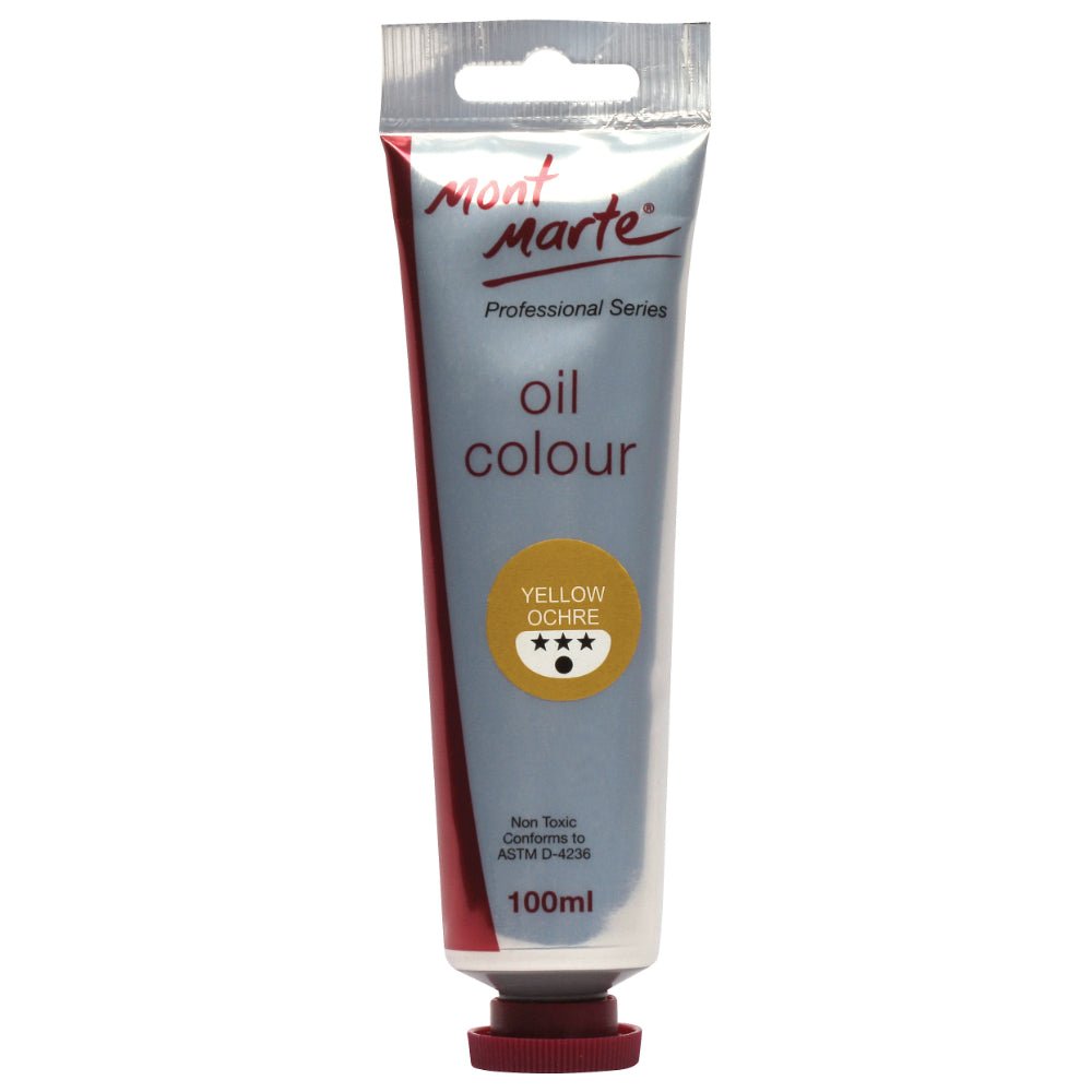 ზეთის საღებავი 100მლ ყვითელი ოხრა MontMarte Oil Paint 100mls - Yellow Ochre - ARTISTA